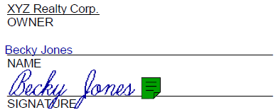 Signature Annotation 1