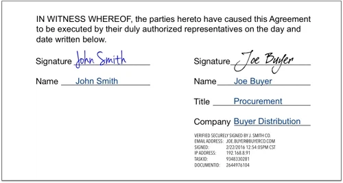 Signature Block